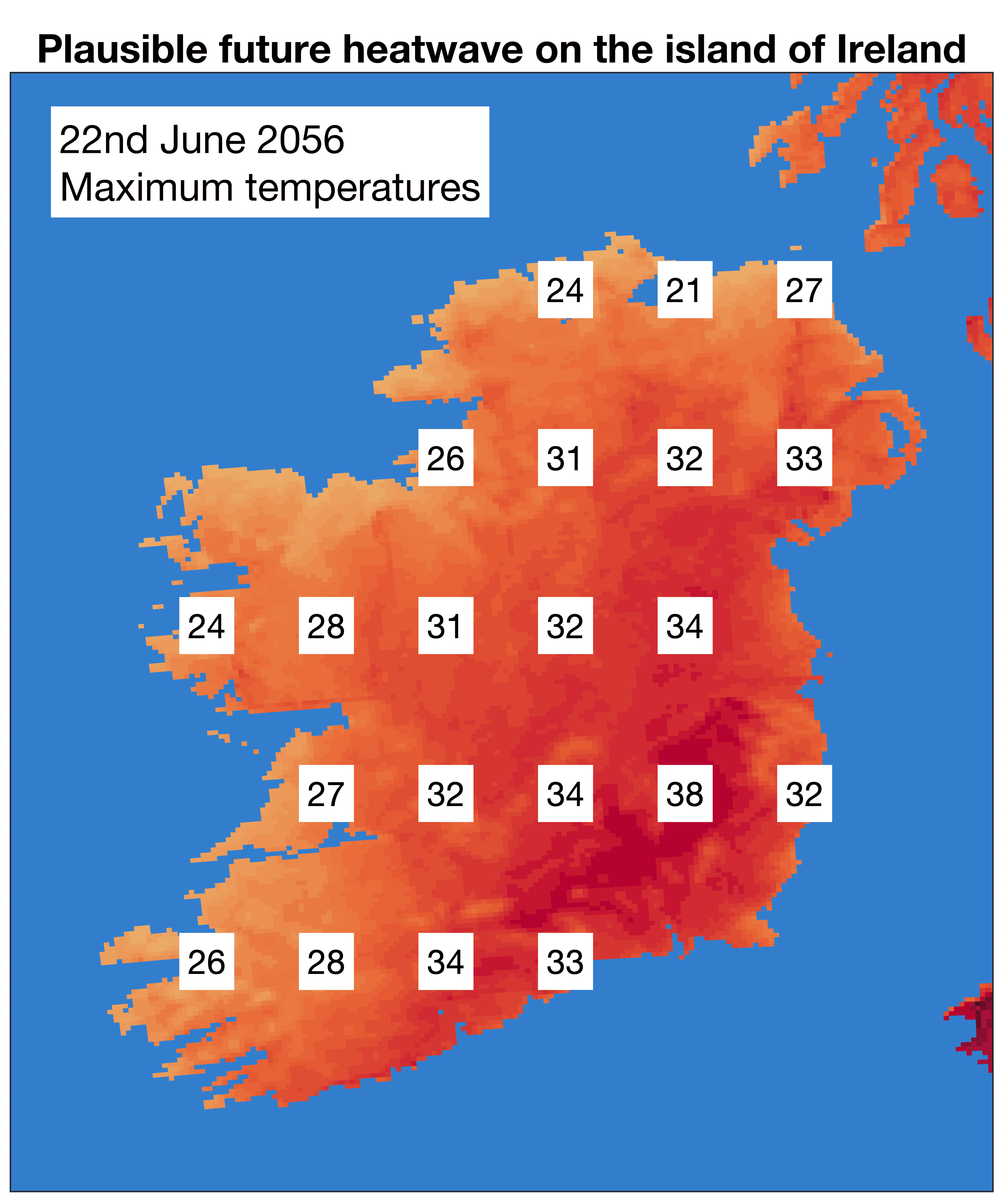 A summer heatwave topping 38 degrees could be in our future
